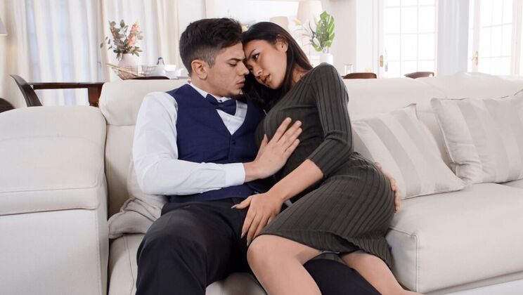 [Brazzers] - Rae's Shaved Pussy and Big Cock Interracial Missionary