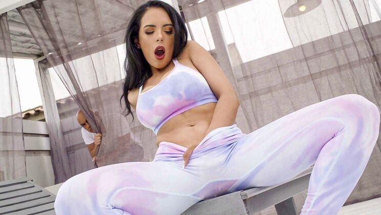 [Brazzers] - Tattooed Latina Masturbates and Gets Ass Fingering by Pool
