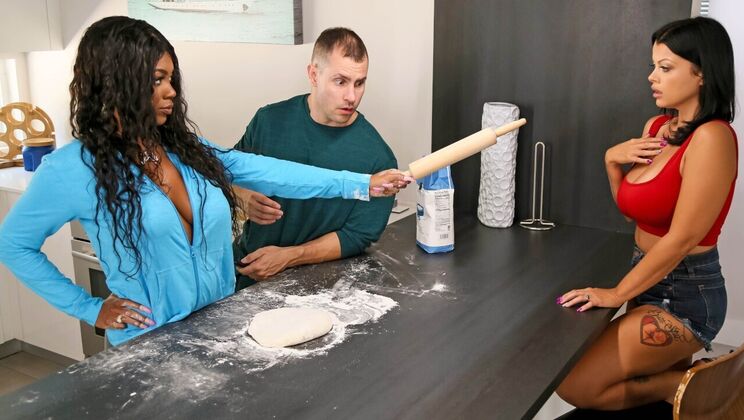 [Brazzers] - Black and European Pornstars Cheat Together