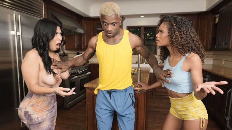 [Brazzers] - Tokyo Lynn and Scarlit Scandal Share Damion Dayski's Cock