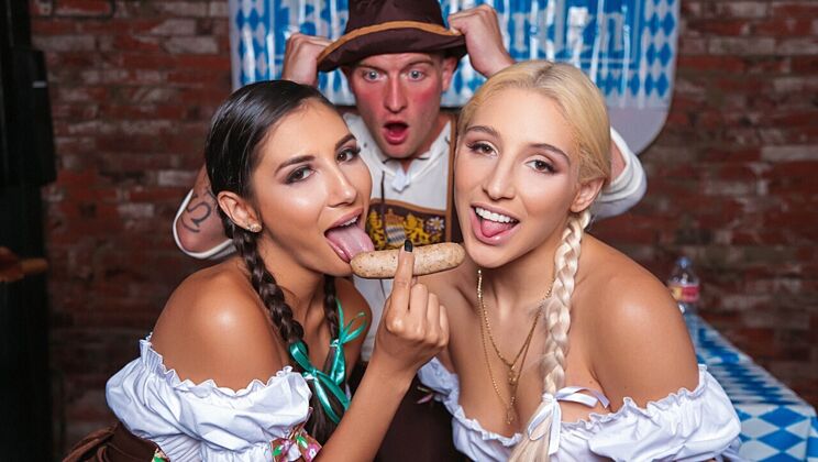 [SneakySex] - Brunette Brats Gone Wild - Gianna Dior - Abella Danger - Zac Wild