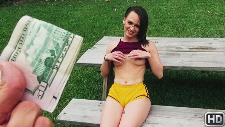 [StreetBlowJobs] -  Sporty Fuck with Natural Tits  - Alex More - Tyler Steel