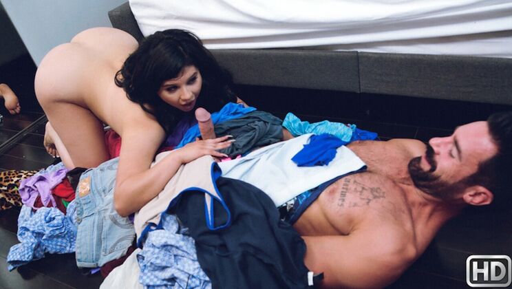 [MonsterCurves] - Shaved Brunette AliceafterDark Gets Pounded Doggystyle - Charles Dera - AliceafterDark