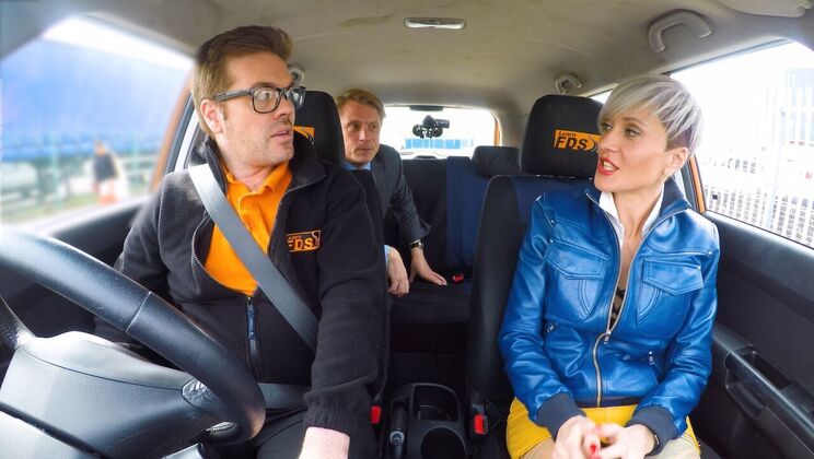 [FakeDrivingSchool] - Boss's Hot Blonde Amateur Employee Loves It Hard - Marc Kaye - Tanya Virago