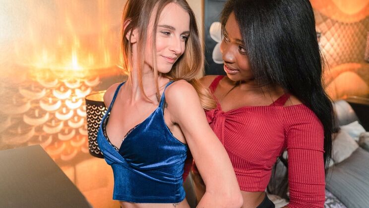 [Lesbea] - Boni and Adelle Unicorn's Shaved Pussy Licking - Adelle Unicorn - Boni