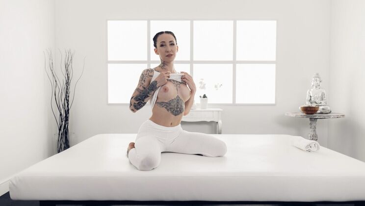 [MassageRooms] - Sexy Tattooed European Girl Loves Rough Doggystyle - Esluna - Marvin Straight