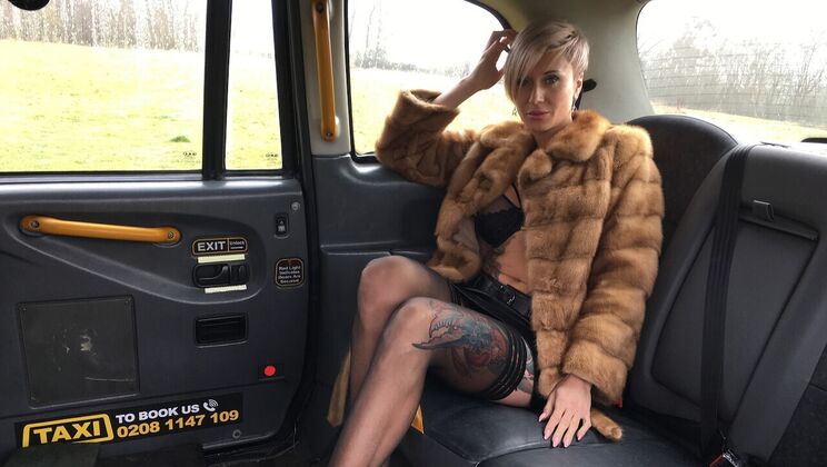[FakeTaxi] - Big Boobs and Tattoos - Tattooed Blonde Fucked
