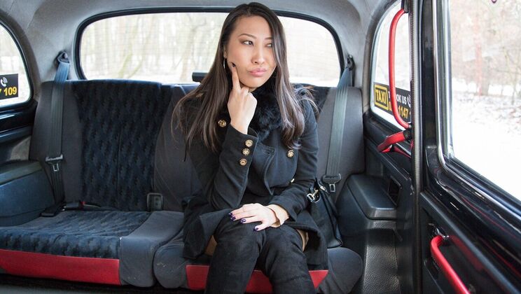 [FakeTaxi] -  Cum on Tits in a Taxi with Asian Girl 