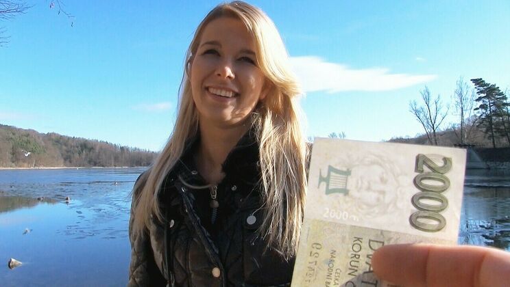 [PublicPickups] - Outdoor Fucking with Euro Blonde Nikky - Nikky Dream