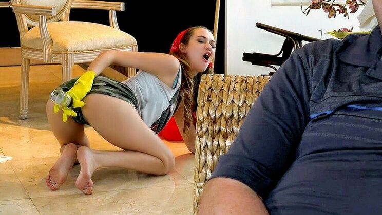 [PervsOnPatrol] - Badass Woman Down on Knees