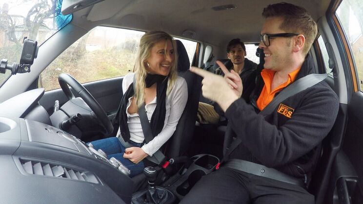[FakeHub] - Instructor's Auto Damaged by Lusty Couple - Pavlos Hard - Marina Maya