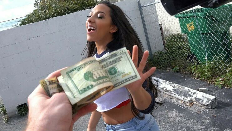 [PublicPickups] - Mixed Race Cutie Seduced in Public