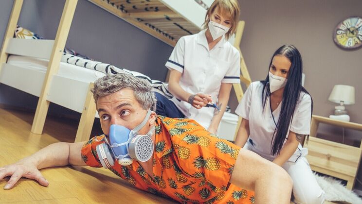 [FakeHostel] - Blowjob Bonanza with Nurses