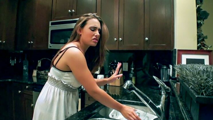 [IKnowThatGirl] - Big Titted Brunette Cleaning Girl's Desire - Renna Ryann - Mirko Steel