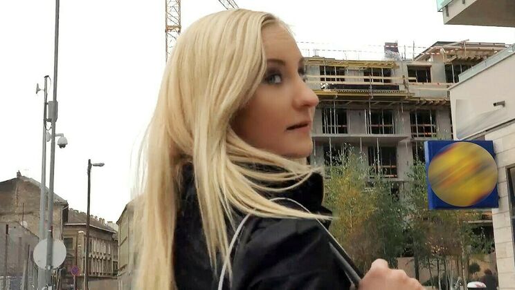 [PublicPickups] - Sexy Blonde Pantyhose Fucking - Helena Valentine
