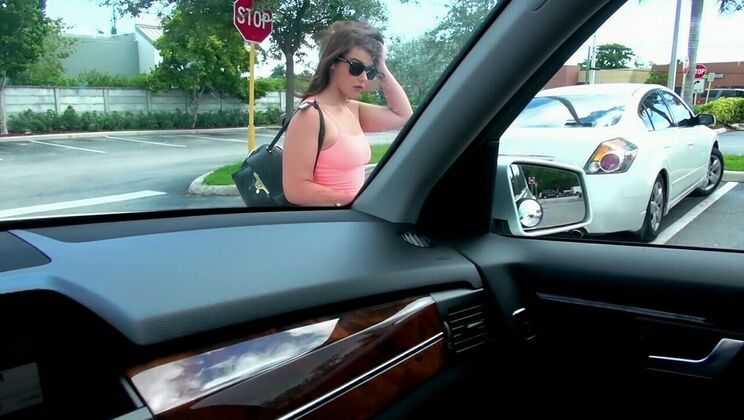 [PublicPickups] - Brunette Callie Sucks Dick Outdoor - Bruno Dickens - Callie Haze
