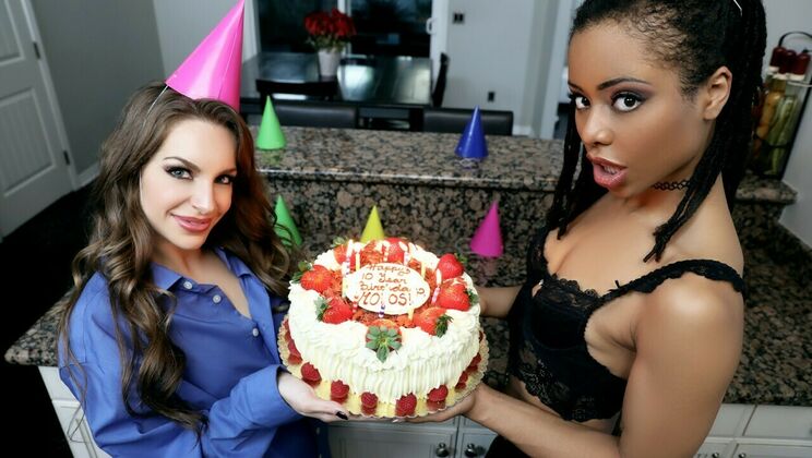 [ShareMyBF] - Happy Birthday, Mofos! Kira, Kimmy, Xander in Threesome Frenzy