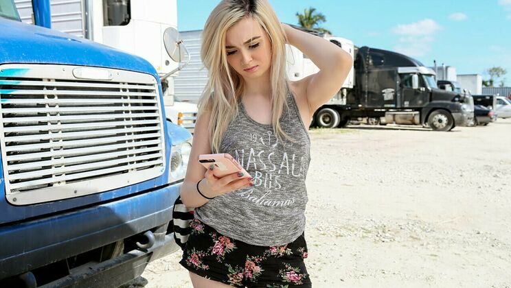 [StrandedTeens] - Teenager Blonde Rides For Sex - Lexi Lore - Jesse Black