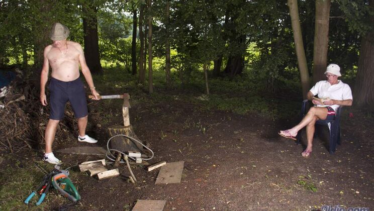 [Oldje] - Young Blonde Punished Outdoors - Alessandra Jane - David