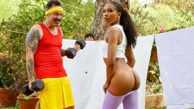 [Milfed] - Skinny Brunette MILF Gets Pounded in Doggystyle - Ricky Spanish - Olivia Jayy