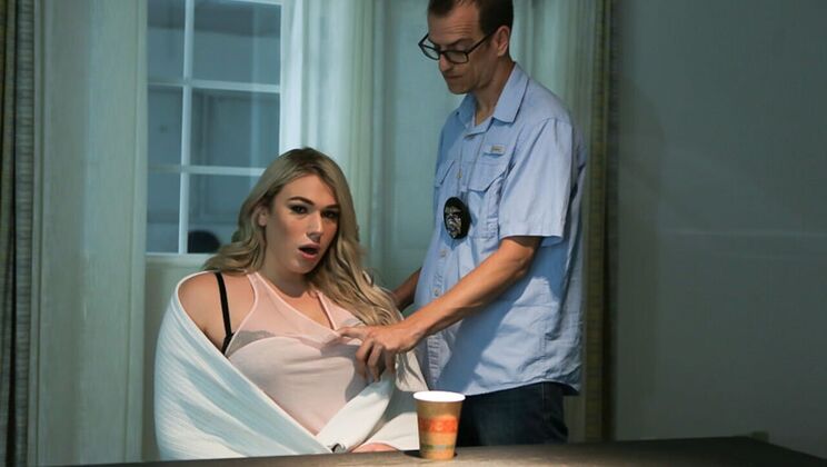 [TransSensual] - Ass-To-Mouth Action with Blonde Shemale