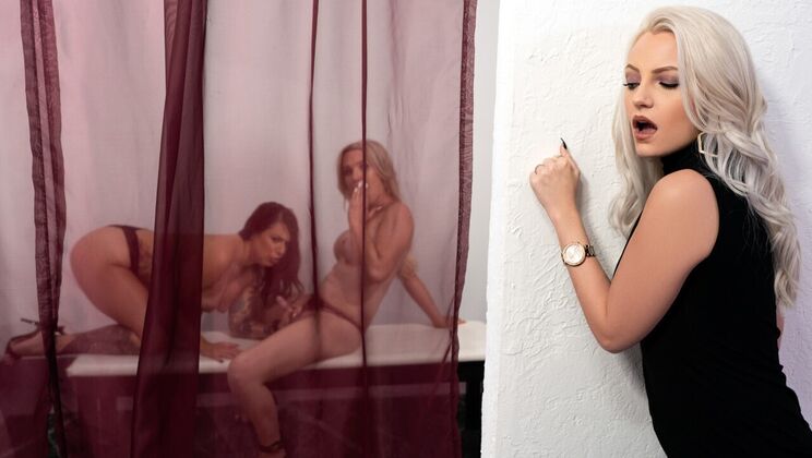 [TransAngels] - Big Boobs and Deepthroat Fun with Kayleigh Coxx and Tori Avano