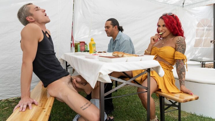 [TransAngels] - Cookout Cheaters: Foxxy and Theo Brady