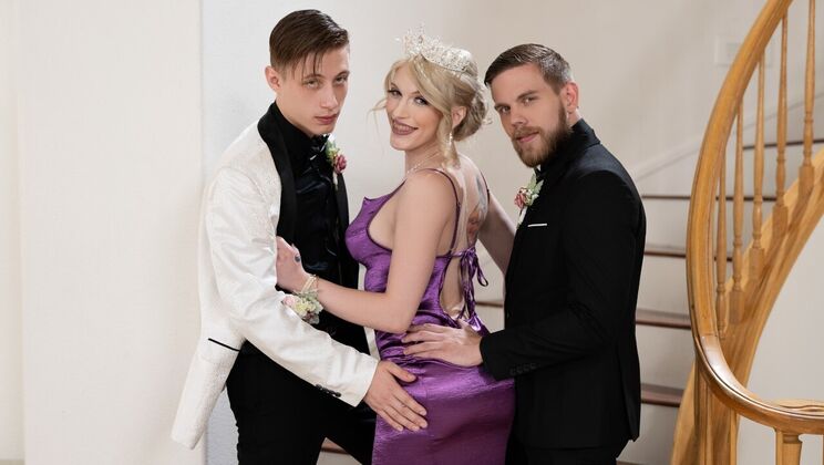 [TransAngels] - Big Tits Ballerina Fucked Hard in High Heels - Prom Night Delight - Steve Rickz - Cole Church - Izzy Wilde