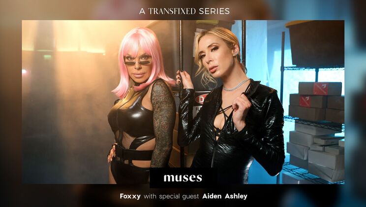 [AdultTime] - Foot Fetish Fun with Blonde Shemale Foxxy