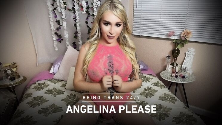 [Transfixed] - Angelina's Pussy Licking and Fishnet - Angelina Please - Kaiia Eve