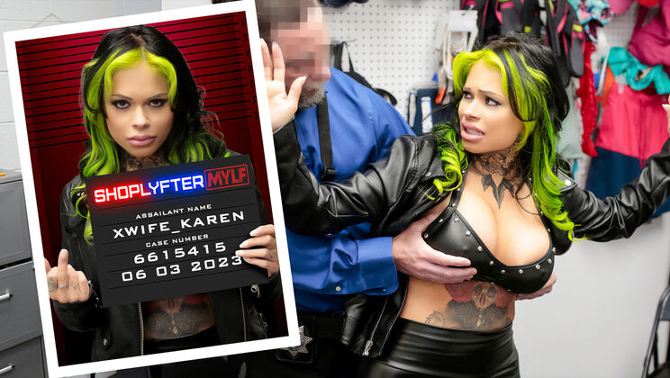 [ShopLyfterMYLF] - Biker on the Lam with XWife Karen - Jack Vegas - XWife Karen