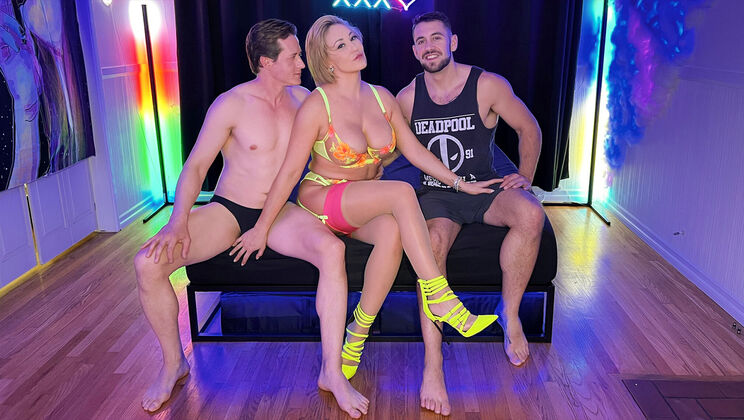 [MYLFXSeries] - Lucky Number Two: Blonde Threesome Fun - Ryan Keely - Dante Colle - Shawn Alff