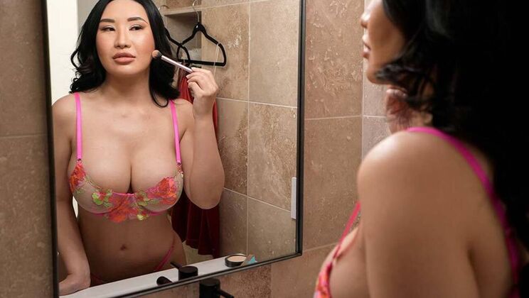 [MomIsHorny] - Asian Stepmom Rides Big Dick