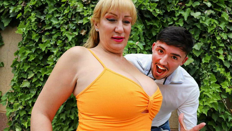 [Grandmams] - Spanish MILF Fucked Hard by Toy Boy in Shaved Pussy