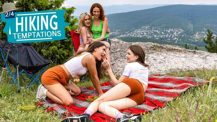 [ClubSweethearts] - Temptation in the Woods: A Lesbian Teen Adventure - Angel Rai - Elise Moon - Milka Wey - Una Fairy