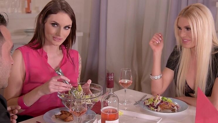 [PornWorld] - Busty Blonde and Brunette Get Fucked Hard - Kai Taylor - Marie Clarence