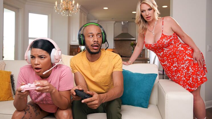 [Brazzers] - Titty Fuck and Deepthroat with Blonde Stepmom