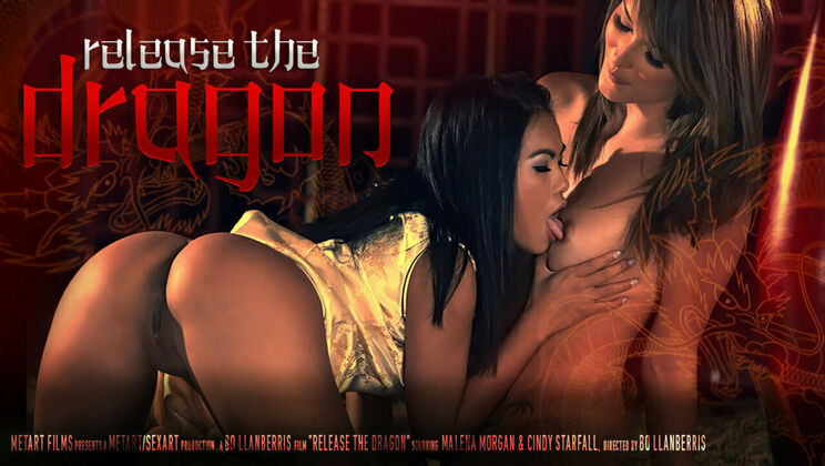 [SexArt] - Lesbian Dragon Unleashed - Cindy & Malena - Cindy Starfall - Malena Morgan