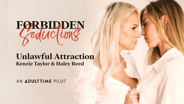 [AdultTimePilots] - Hairy Pussy Licking - Blonde Babes Haley Reed & Kenzie Taylor 69