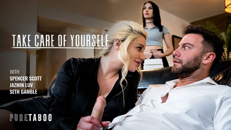 [PureTaboo] - Blonde Bombshells Take Care of Seth - Seth Gamble - Spencer Scott - Jazmin Luv