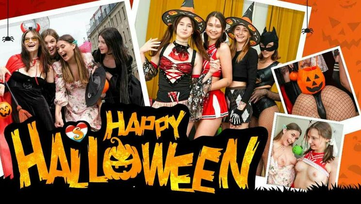 [ClubSweethearts] - Purely Natural Tits Halloween Masturbation - Olivia Trunk - Elise Moon - Milka Wey - Funky Town - Jane White - Sadistka Hub - Virgin Butterfly - Janyk Brones