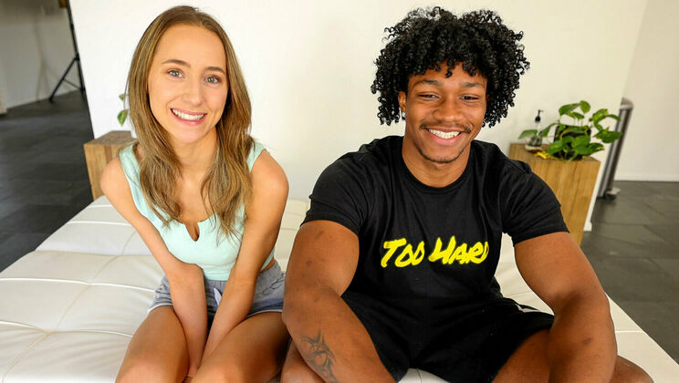[HotGuysFuck] - Teen Blonde Cutie Madison Peach Meets Big Black Dennis Barkley - Madison Peach - Dennis Barkley