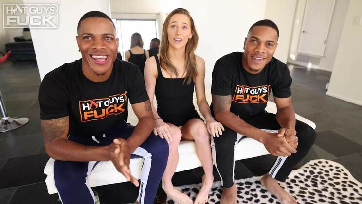 [HotGuysFuck] - Black and Blonde Sex Stars Jay, Dee King, and Madison Peach - Madison Peach - Jay King - Dee King