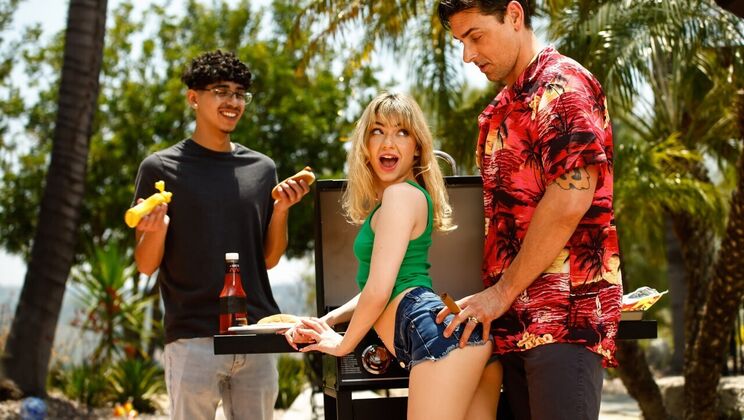 [Dilfed] - Handjob and Blowjob at Outdoor Cheating - Ryan Driller - Diego Perez - Demi Hawks