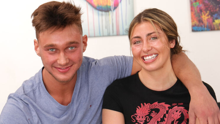 [HotGuysFuck] - Brent Savage Meets Enola Blaze for Intimate Interview - Enola Blaze - Brent Savage