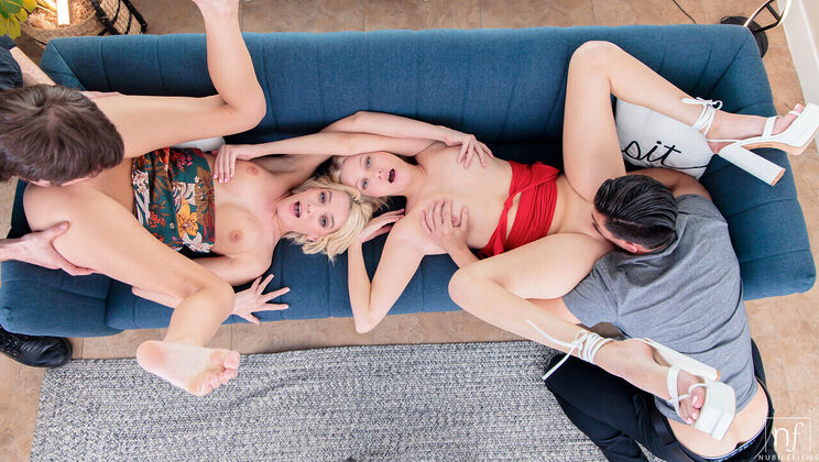 [NubileFilms] - Swap and Share: A Four-Some Delight - Kenna James - Chad Alva - Skyler Storm - Tony Fontana