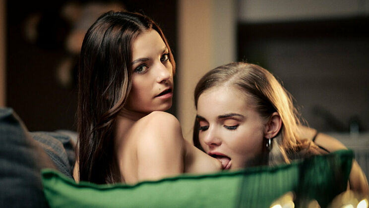 [SexArt] - Blonde Lesbians in Puffy Nipple and Doggystyle