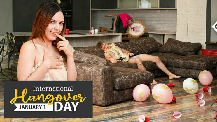 [ClubSweethearts] - International Day Hangover Leads to Hardcore Sex - J Clark - Violet Joly