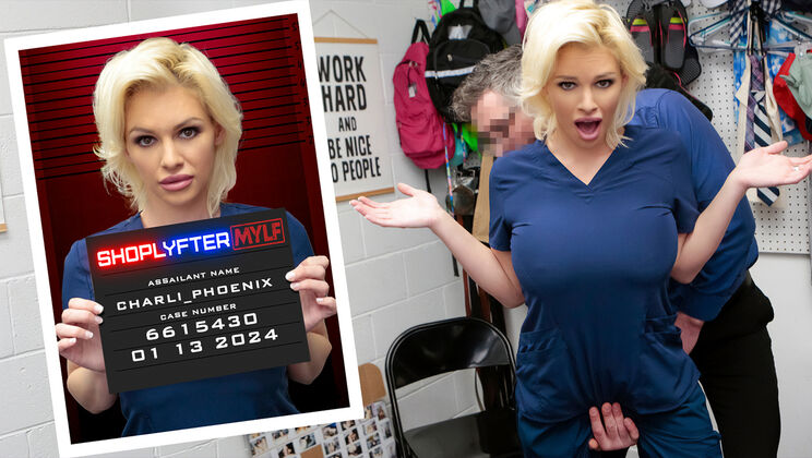 [ShopLyfterMYLF] - Blonde MILF Charli Phoenix - Taboo Nurse Games - Mike Mancini - Charli Phoenix