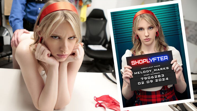 [Shoplyfter] - Jack Vegas Catches Melody Marks Stealing School Project - Melody Marks - Jack Vegas